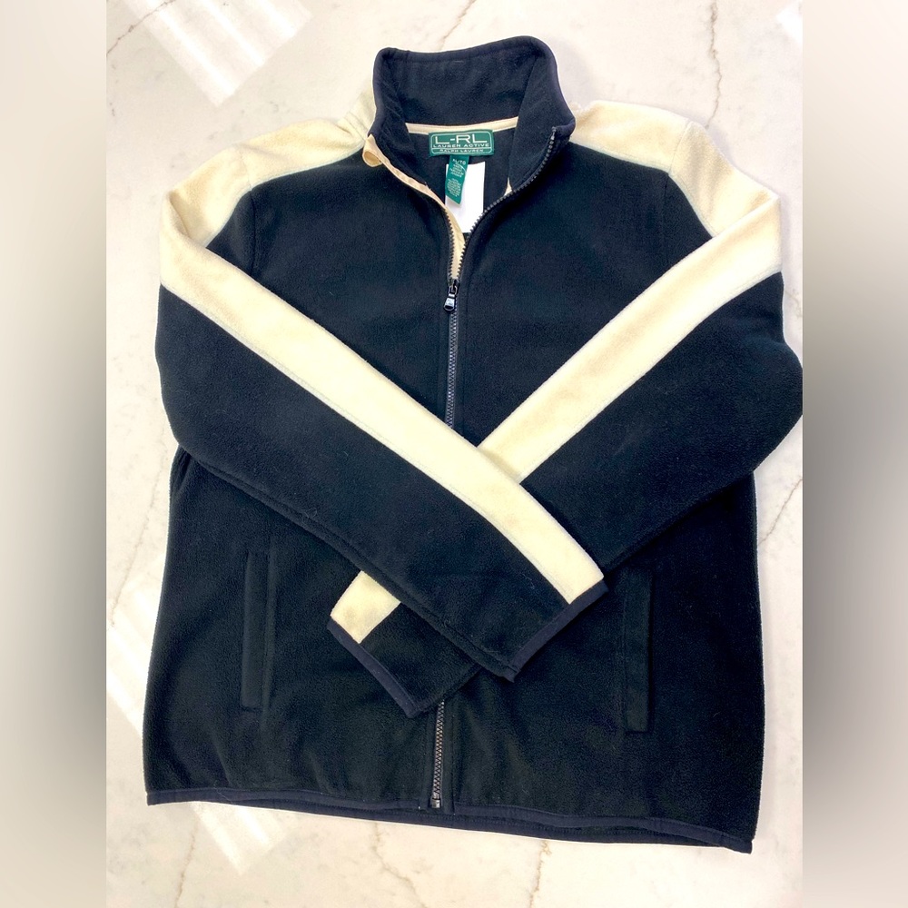 Ralph Lauren ladies zip front fleece jacket